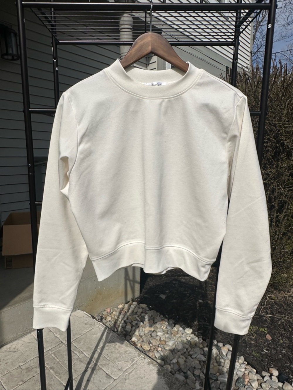 Women's Crewneck Sweatshirt - Cream